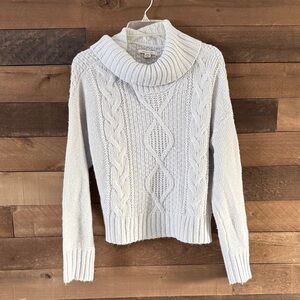 American Eagle Outfitters Cowl Neck Sweater - Light Gray
